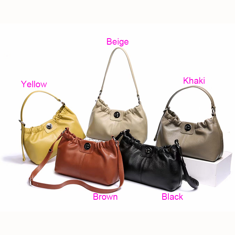 Leather Hand Bag Womens Shoulder Bag LH3643_5 Colors