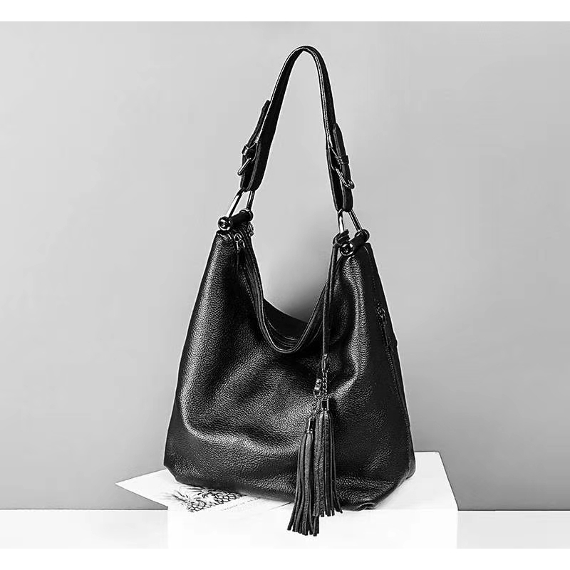 Leather Hobo Bag Womens Shoulder Purse LH3076_6 Colors