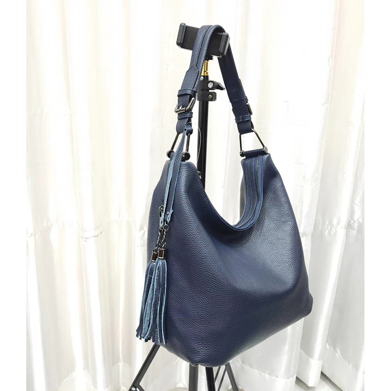 Leather Hobo Bag Womens Shoulder Purse LH3076_6 Colors