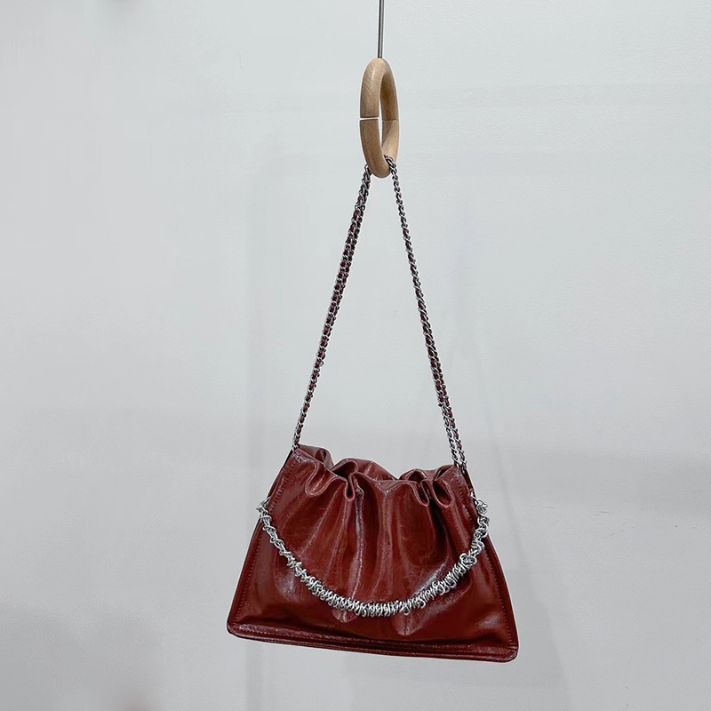Leather Shoulder Bag Women Purse Leather Handbags LH3632_3 Colors