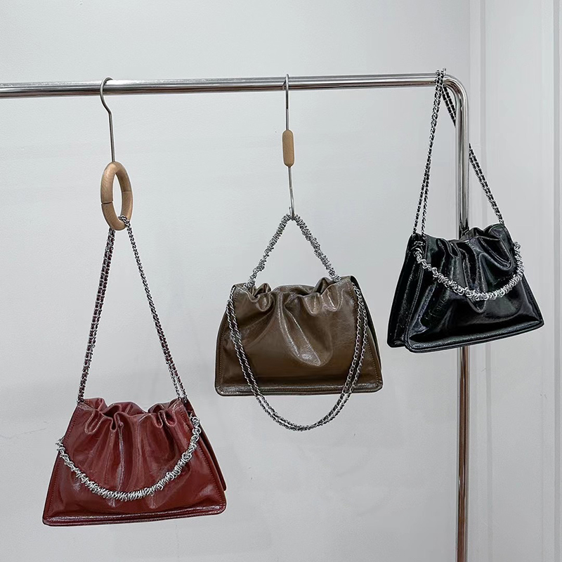 Leather Shoulder Bag Women Purse Leather Handbags LH3632_3 Colors