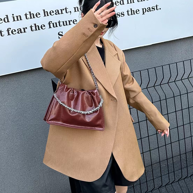 Leather Shoulder Bag Women Purse Leather Handbags LH3632_3 Colors