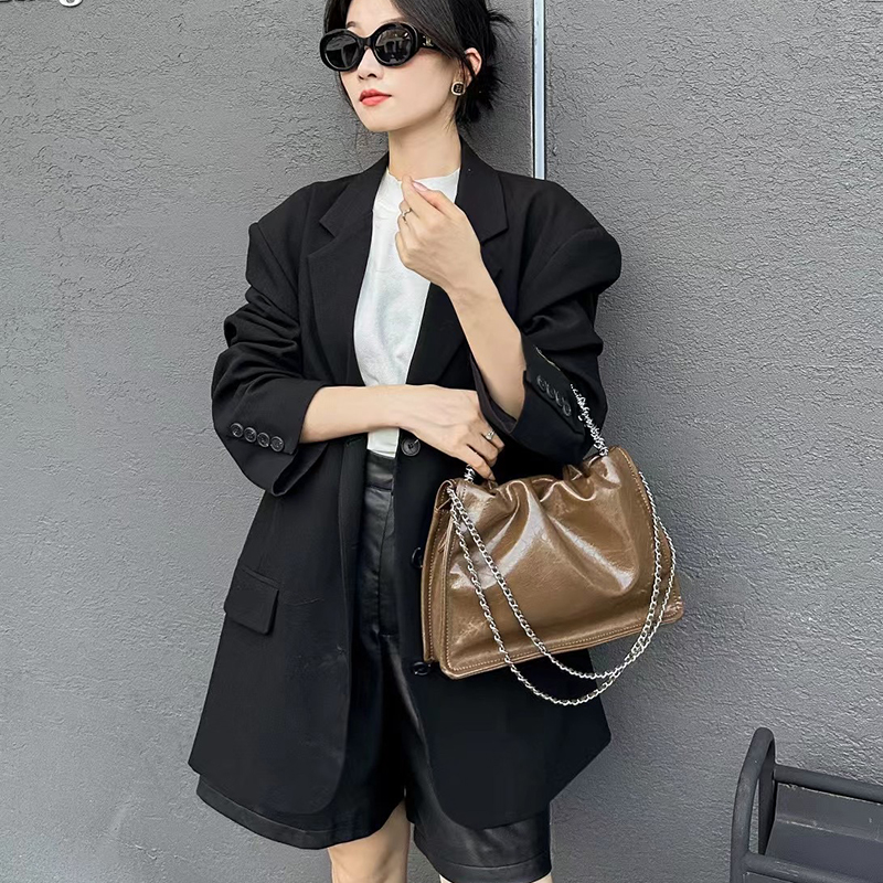 Leather Shoulder Bag Women Purse Leather Handbags LH3632_3 Colors