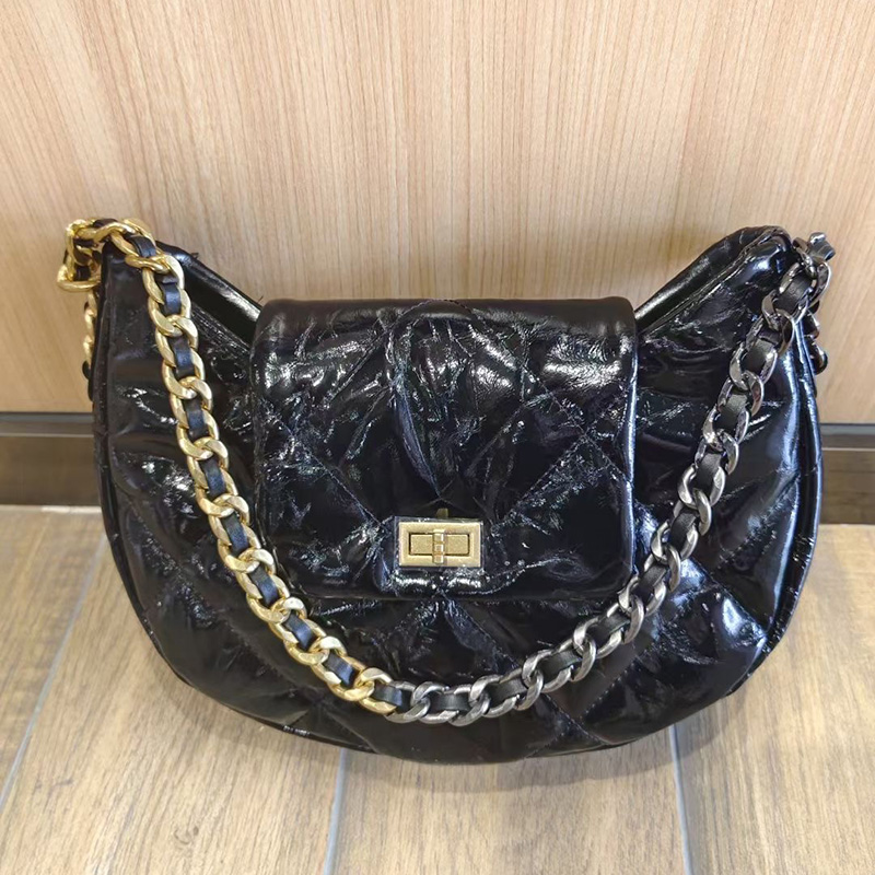 Modern Quilted Leather Crossbody Purse Bag LH3662_3 Colors