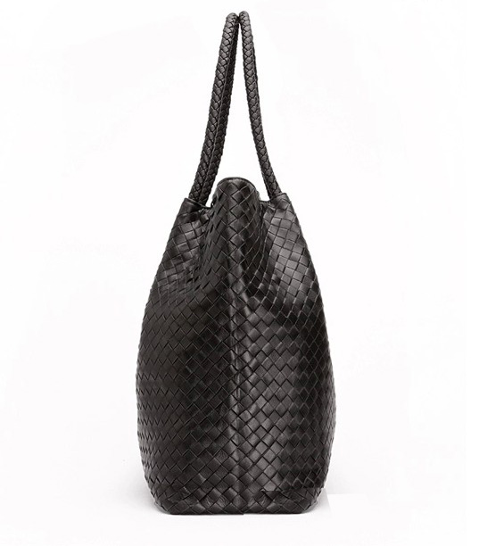 Ortiz Black Leather Shoulder Bag LH857L