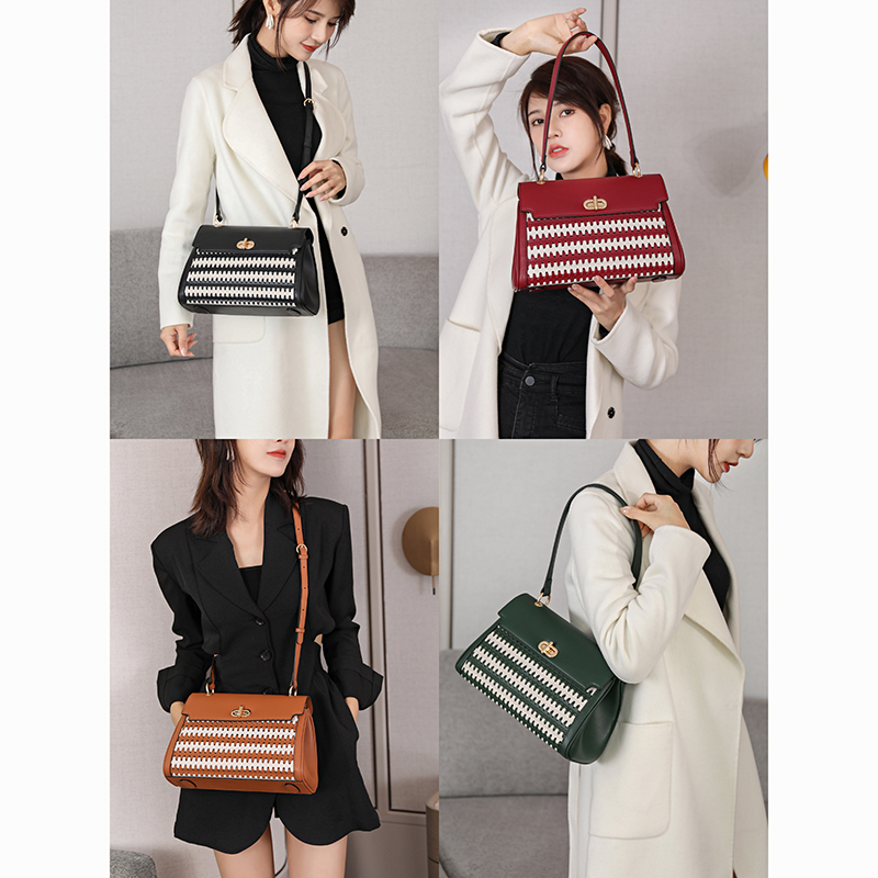 Popular Womens Leather Handbag Cross Body Purse LH3187_4 Colors