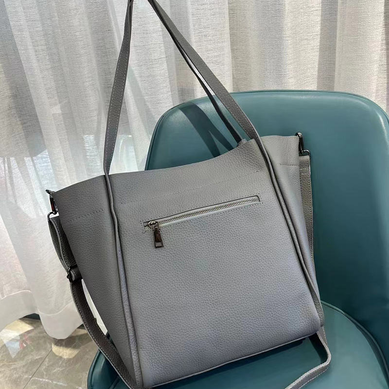 Practical Genuine Leather Tote Womens Shoulder Bag LH3345_5 Colors
