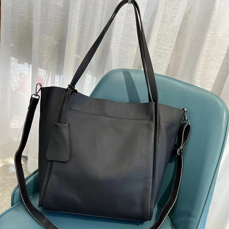 Practical Genuine Leather Tote Womens Shoulder Bag LH3345_5 Colors
