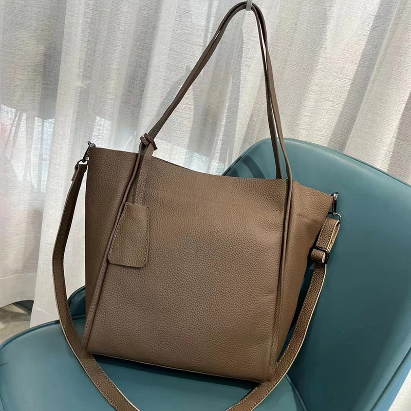 Practical Genuine Leather Tote Womens Shoulder Bag LH3345_5 Colors
