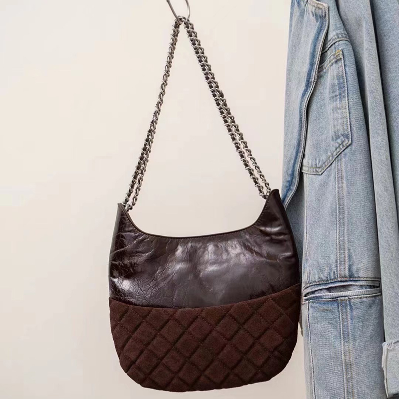 Quilted leather bag Women Shoulder Purse LH3610_5 Colors