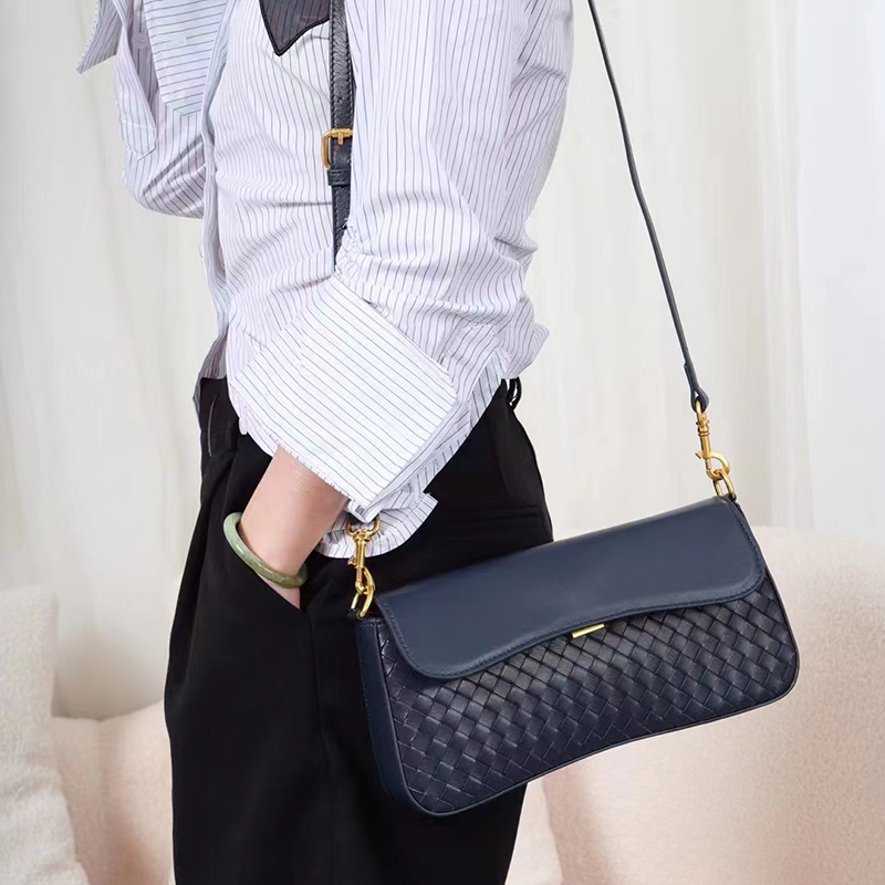 Sheepskin Leather Shoulder Bag Fashion Purse LH3374_3 Colors