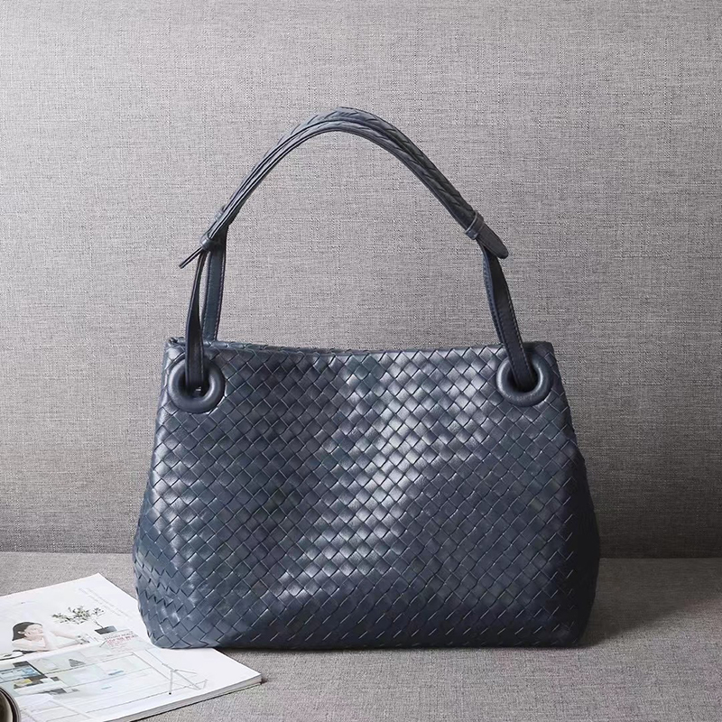 Sheepskin Woven Leather Shoulder Bag Ladies Bag LH3211L