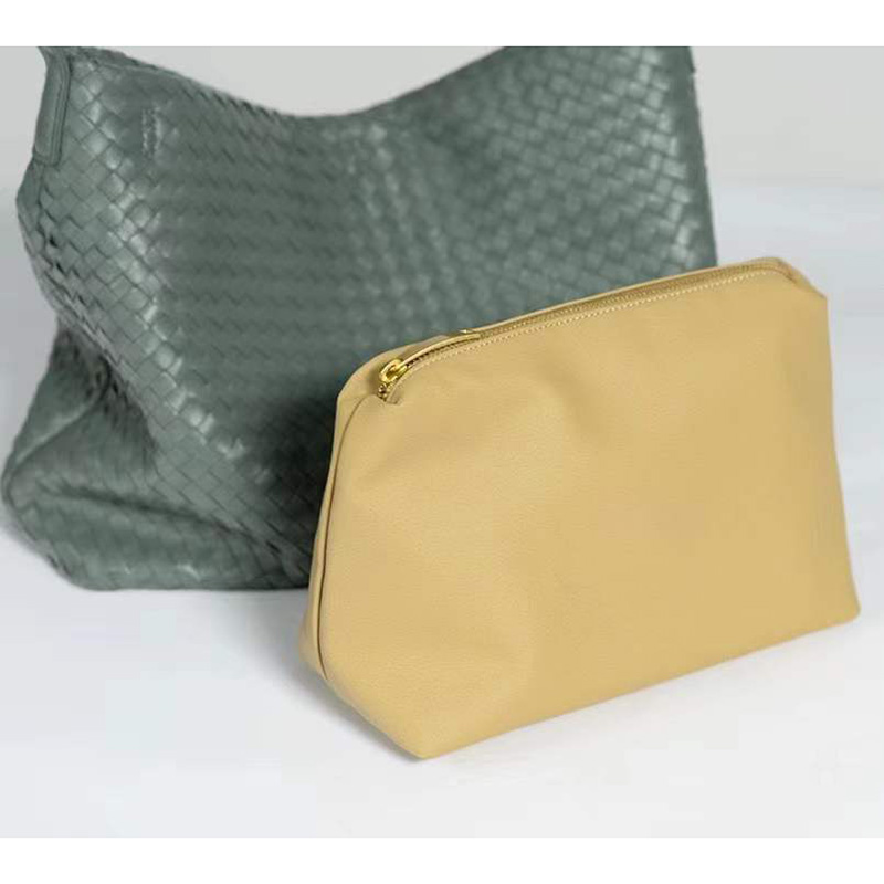 Sheepskin Woven Real Leather Shoulder Bag LH3233_4 Colors