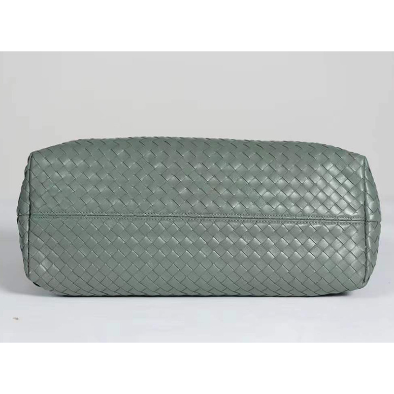 Sheepskin Woven Real Leather Shoulder Bag LH3233_4 Colors