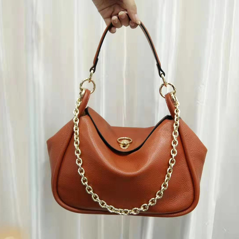 Soft Genuine Leather Shoulder Bag LH3064_5 Colors