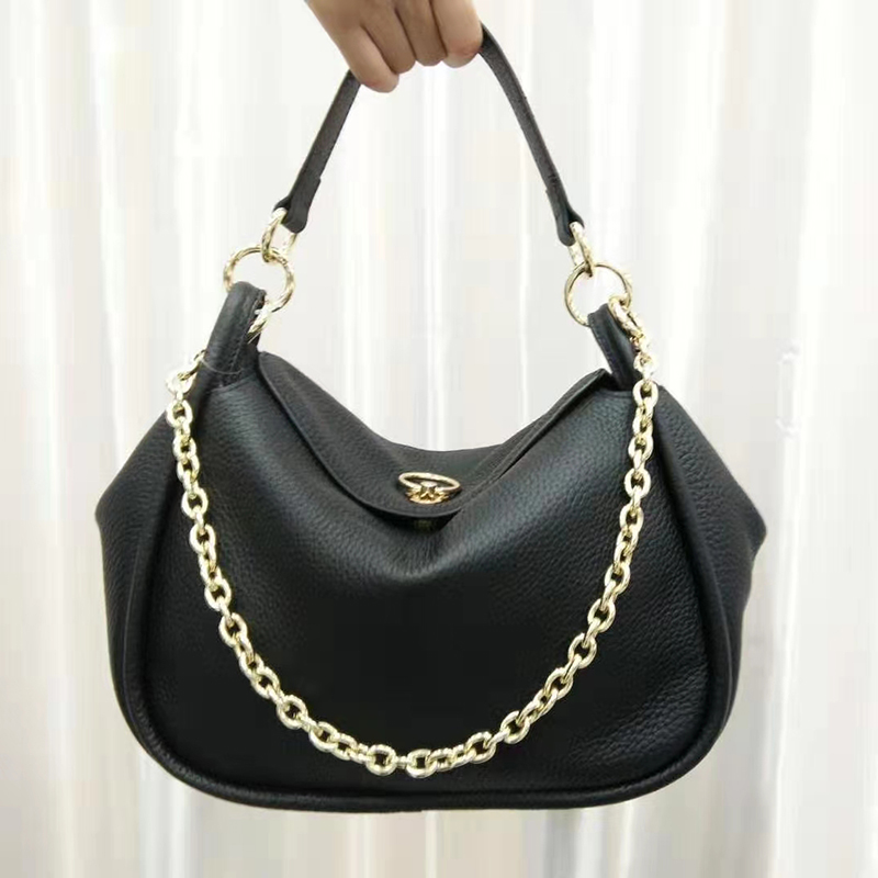 Soft Genuine Leather Shoulder Bag LH3064_5 Colors