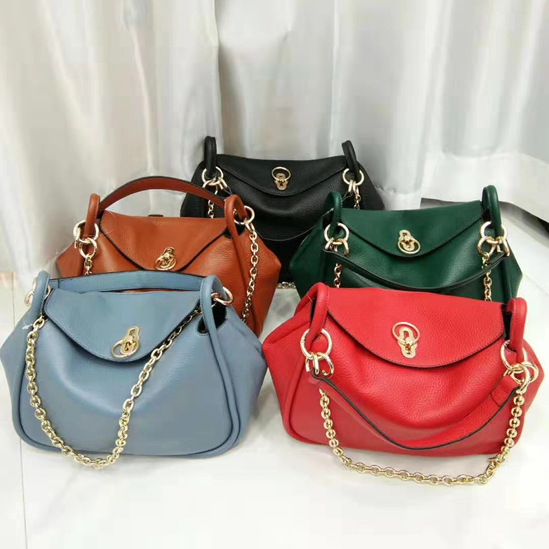 Soft Genuine Leather Shoulder Bag LH3064_5 Colors