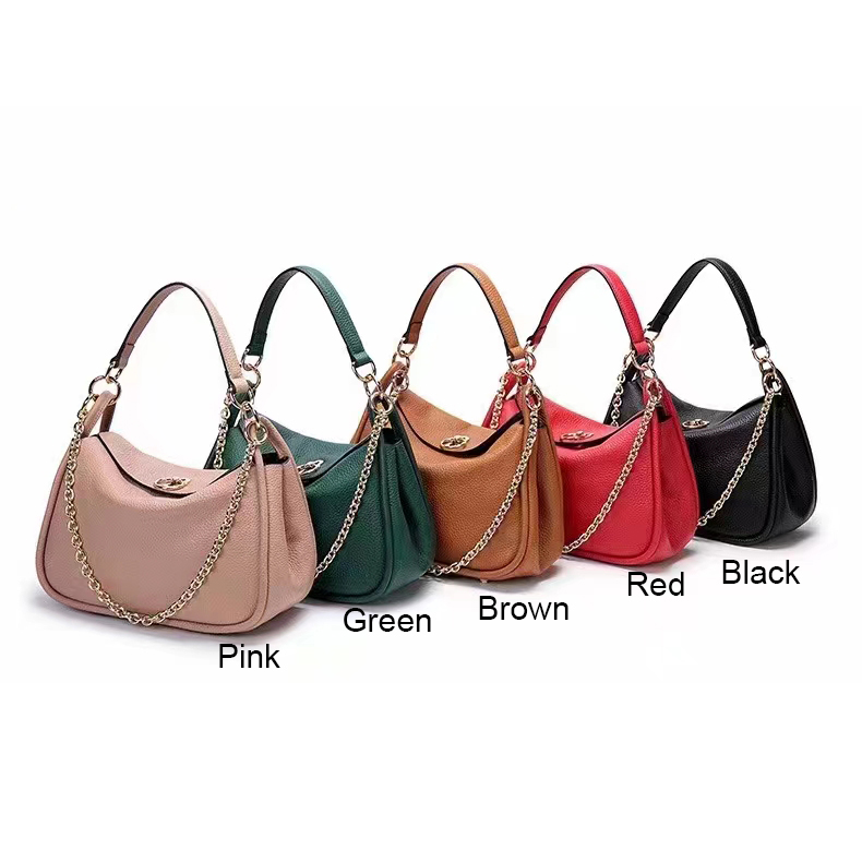 Soft Genuine Leather Shoulder Bag LH3064_5 Colors
