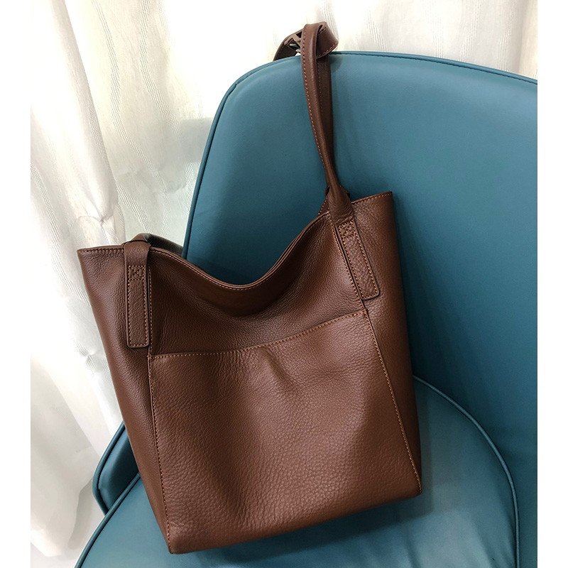 Soft Genuine Leather Shoulder Bag LH3113_5 Colors