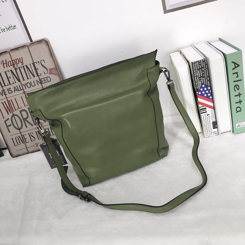 Soft Genuine leather Shoulder Slouchy Bag LH2712_5 Colors