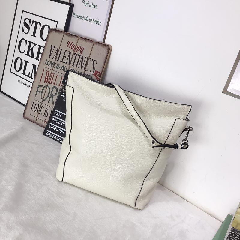 Soft Genuine leather Shoulder Slouchy Bag LH2712_5 Colors