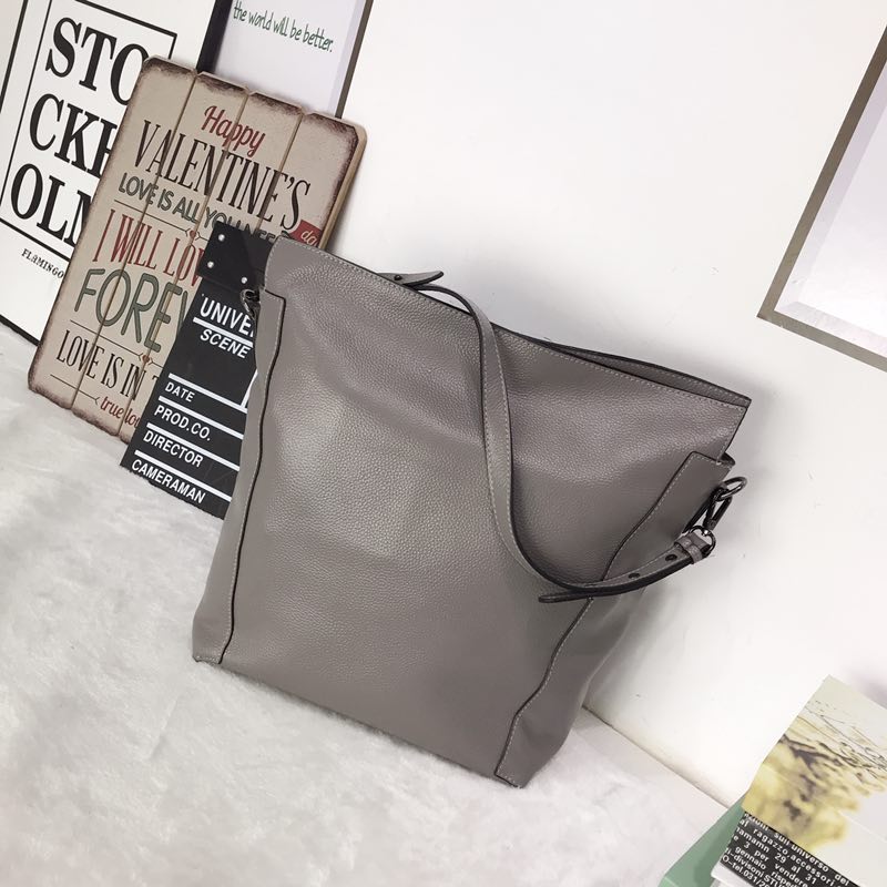 Soft Genuine leather Shoulder Slouchy Bag LH2712_5 Colors