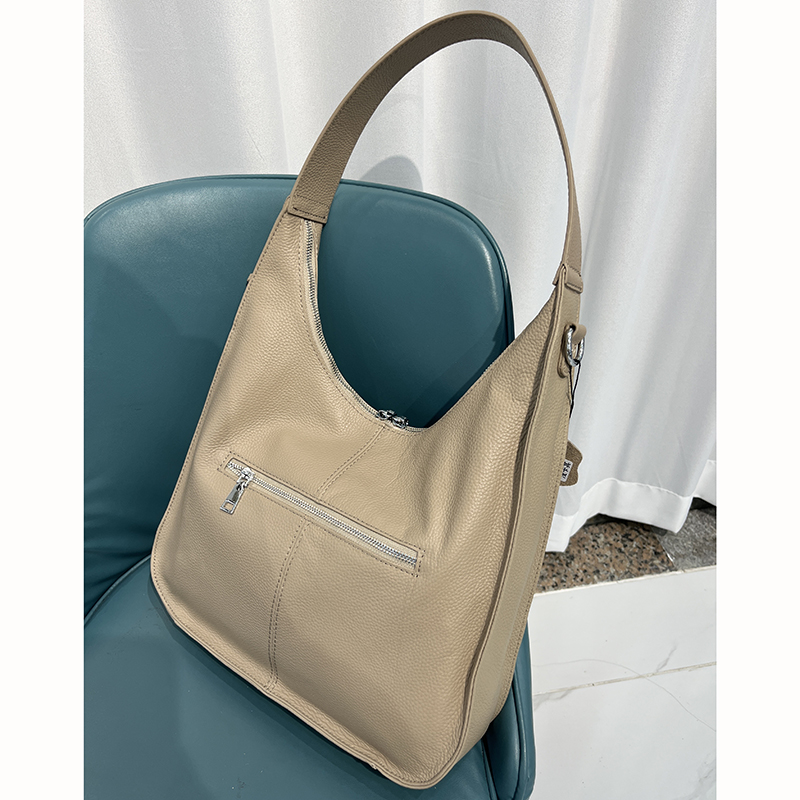 Supple Genuine Leather Shoulder Bag Womens Bag LH3444_4 Colors