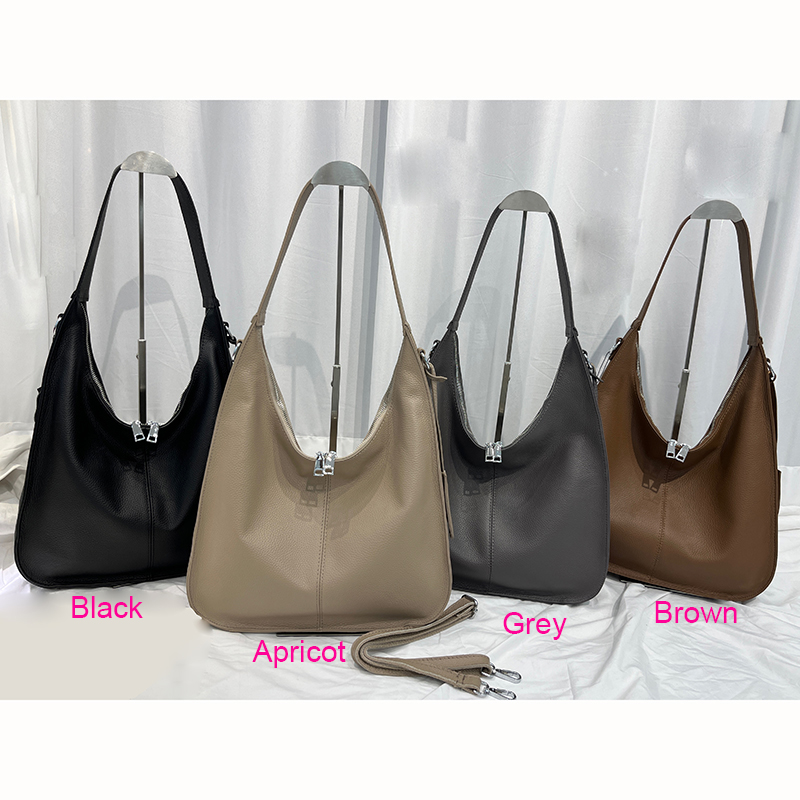 Supple Genuine Leather Shoulder Bag Womens Bag LH3444_4 Colors
