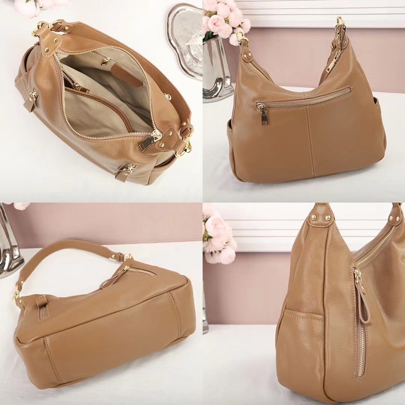 Supple Grain Leather Slouchy Bag Shoulder Bag LH3625_5 Colors