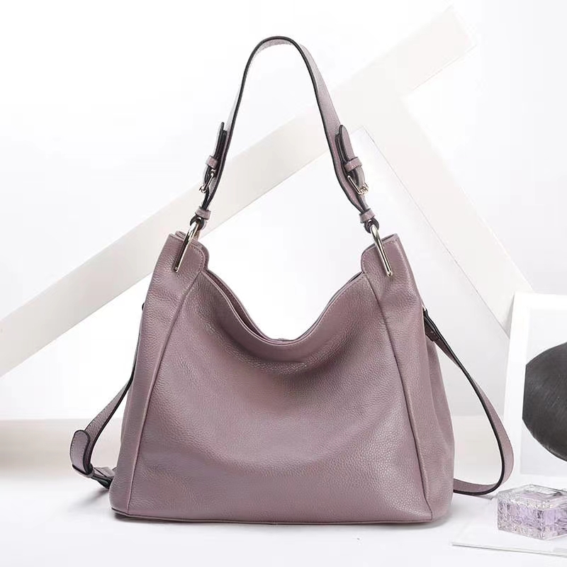 Supple Leather Slouchy Bag Shoulder Purse LH3047_6 Colors