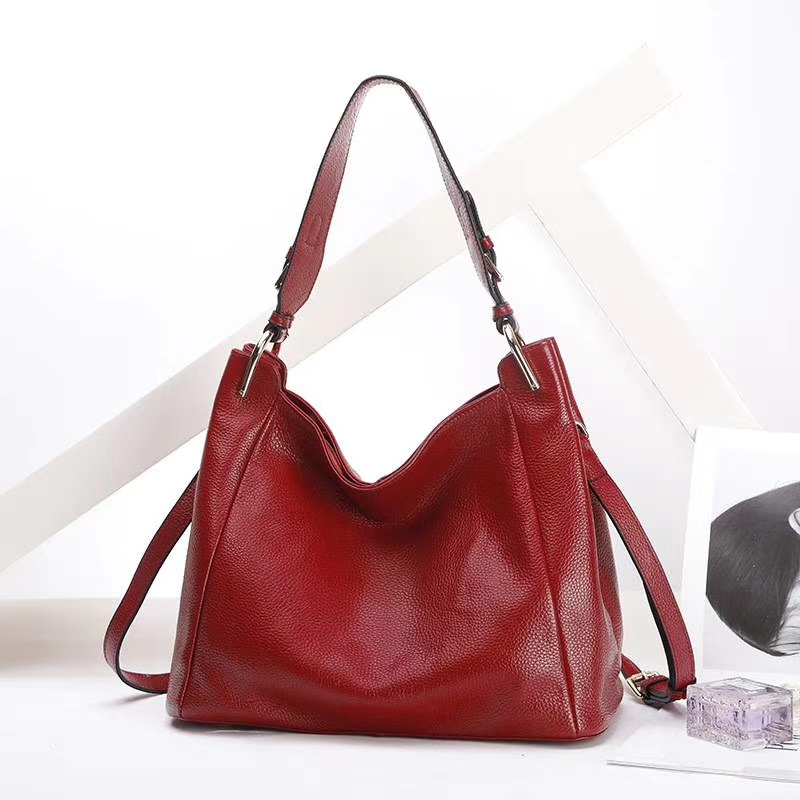 Supple Leather Slouchy Bag Shoulder Purse LH3047_6 Colors