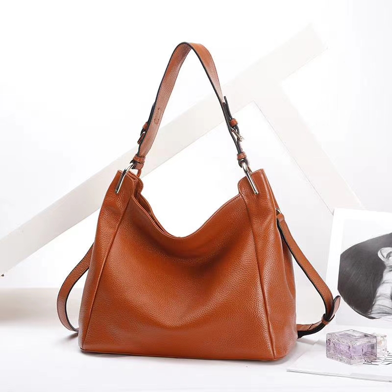Supple Leather Slouchy Bag Shoulder Purse LH3047_6 Colors