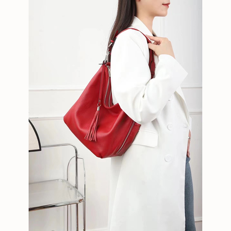Supple Leather Slouchy Bag Womens Purse LH3623_7 Colors