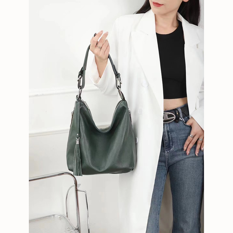 Supple Leather Slouchy Bag Womens Purse LH3623_7 Colors
