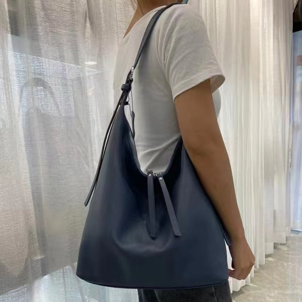 Supple Real Leather Hobo Slouchy Bag LH3341_4 Colors