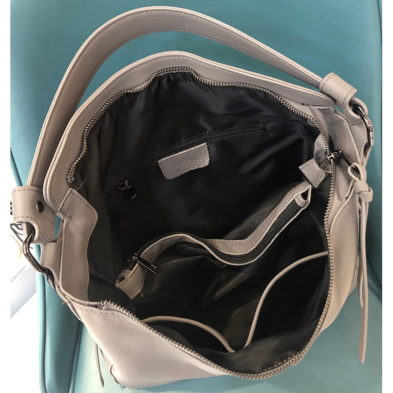 Top Grain Cowhide Leather Shoulder Purse LH3114_5 Colors