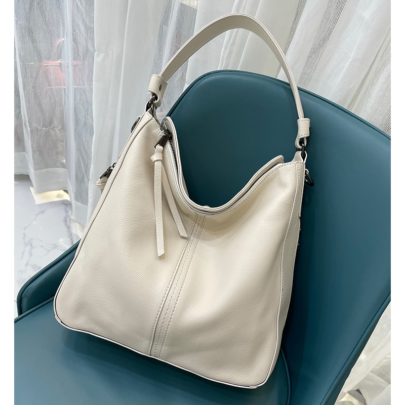 Top Grain Cowhide Leather Shoulder Purse LH3114_5 Colors