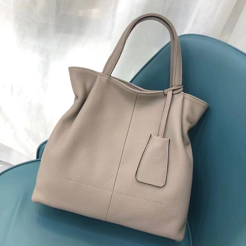 Trendy Genuine Leather Tote Purse Bag LH3344_7 Colors