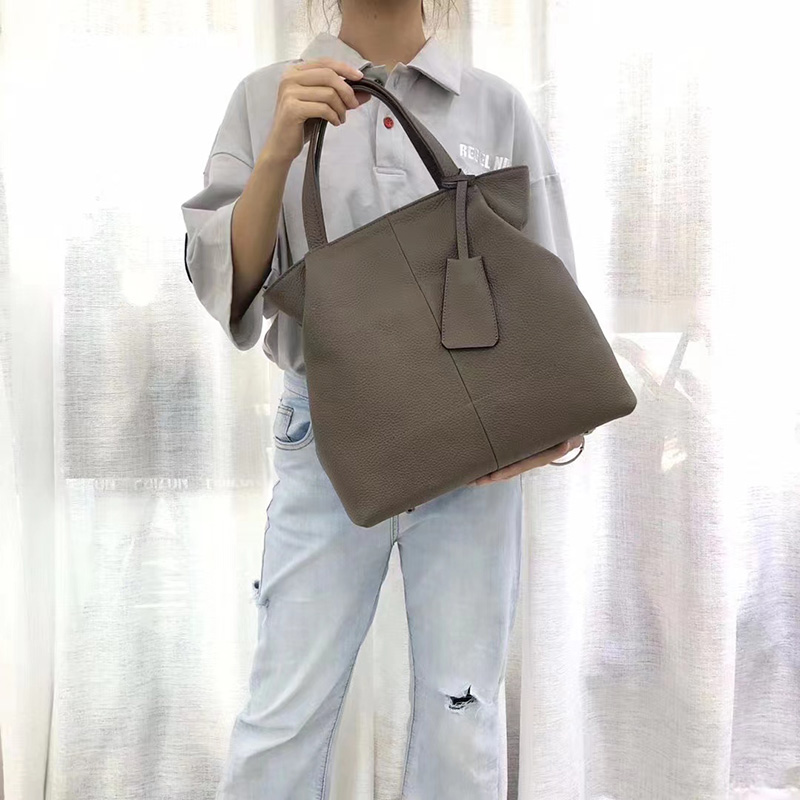Trendy Genuine Leather Tote Purse Bag LH3344_7 Colors
