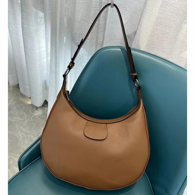 Trendy Soft Real Leather Slouchy Bag LH3338_5 Colors