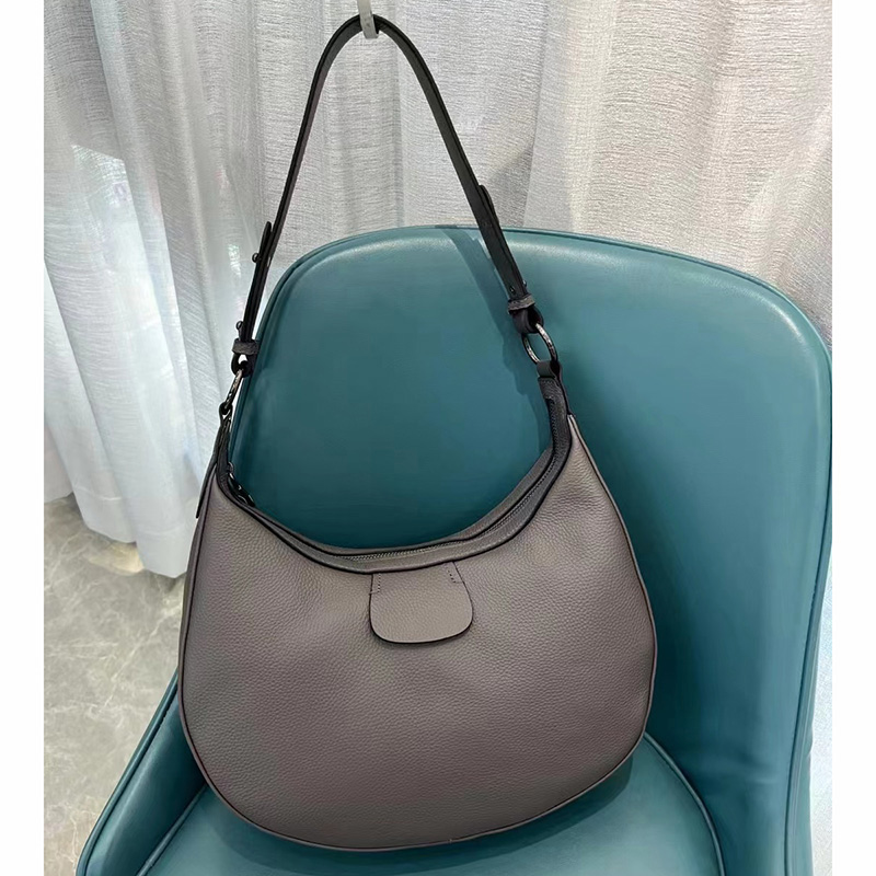 Trendy Soft Real Leather Slouchy Bag LH3338_5 Colors