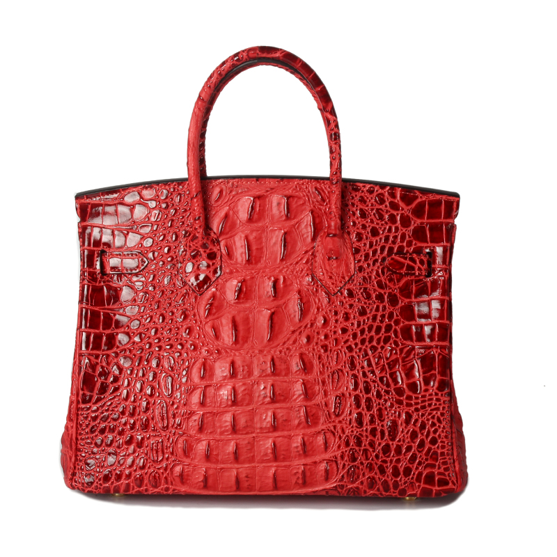 25cm Crocodile Embossed Leather Tote LH1633S_10 Colors