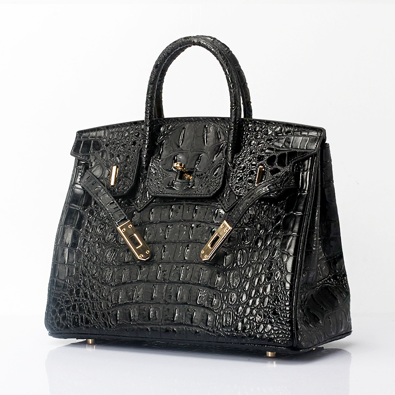 25cm Crocodile Embossed Leather Tote LH1633S_10 Colors