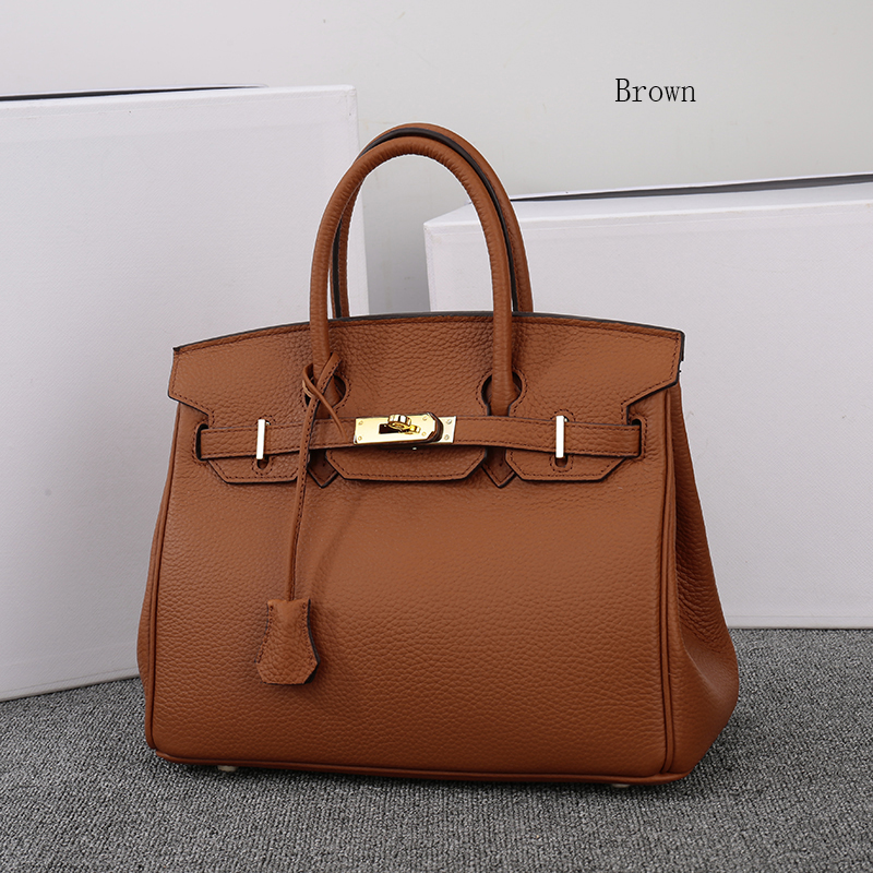 25cm Womens Padlock Top Handle Bag LH1946S_21 Colors