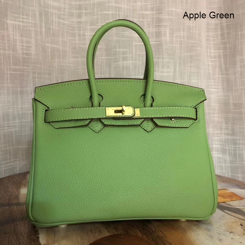 25cm Womens Padlock Top Handle Bag LH1946S_21 Colors