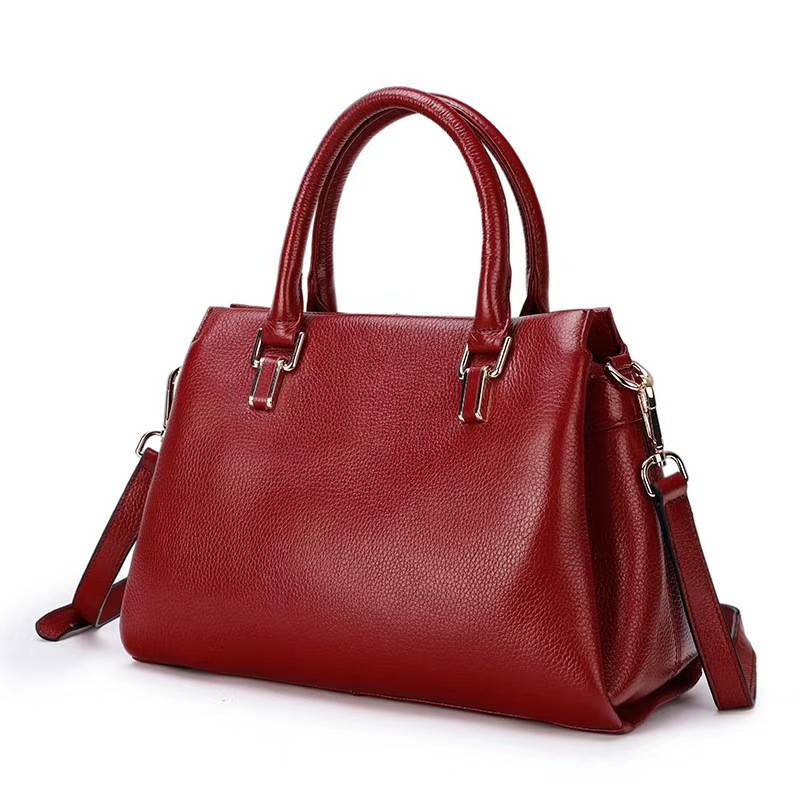 3 Sections Womens Leather Tote Bag LH2913_7 Colors