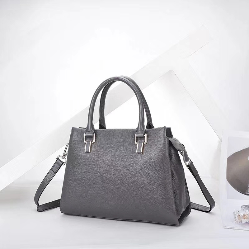 3 Sections Womens Leather Tote Bag LH2913_7 Colors