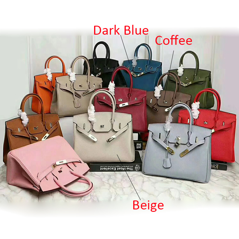 30cm Womens Padlock Top Handle Bag LH1946M_21 Colors