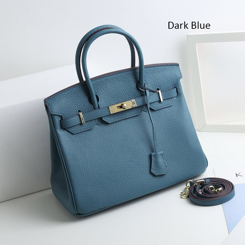 30cm Womens Padlock Top Handle Bag LH1946M_21 Colors