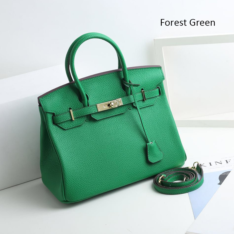 30cm Womens Padlock Top Handle Bag LH1946M_21 Colors